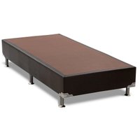Cama Box Base Solteiro Universal Courano Nero Black (96x203x20) - Ortobom