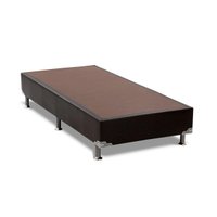 Cama Box Base Solteiro Americana Courano Nero Black (78x188x23) - Ortobom