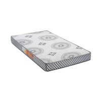 Colchão Solteiro Espuma D28  Pérola Grey (88x188x17) - Polar