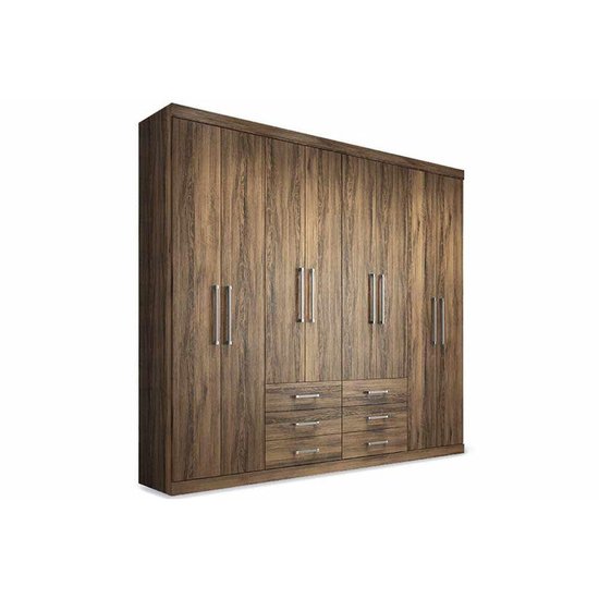 Guarda Roupa Casal 8 Portas e 6 Gavetas Master 8.6 Demolição - Santos Andirá