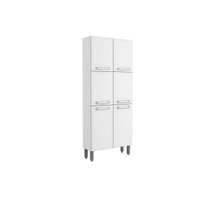 Paneleiro de Cozinha Evidence 7038 c/ 6 Portas 80cm Branco - Bertolini