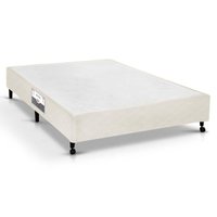 Cama Box Base Viúva Poli Tecido Clean (128x188x23) - Castor