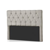 Cabeceira Cama Box Estofada King ProDormir Califórnia Suede Bege - Probel
