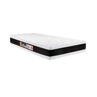Colchão Solteiro Espuma D45  Black White AIR Euro Pillow Double Face (88x188x27) - Castor