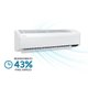 Ar-Condicionado Split Inverter 22000 BTUs Samsung WindFree Connect High Wall Só Frio AR24BVFAAWKNAZ 220V
