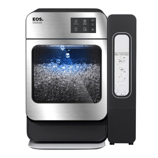 Máquina de Gelo 18Kg EOS Ice Cristal Drink com Wi-Fi EMG03 110V