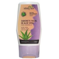 Sabonete Facial Vegano de Aloe Vera com Hamamelis 120ml