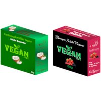 Shampoo Sólido Frutas Vermelhas + Condicionador Solido Coco Vegan Line
