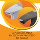 Tábua de Passar Roupas Dobrável Reforçada com Porta Ferro e Ajuste de Altura Mais Bella Utimil
