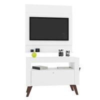 Home Rack Bancada e Painél TV até 36 Canadá Branco - Art In Móveis