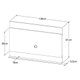 Home Rack Bancada e Painel Tv Até 55 Dinamarca Branco - Art In Moveis