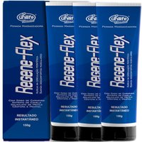 Pomada Massageadora REGENE FLEX Extrato de Canela 150g Kit com 3