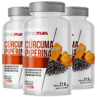 Cúrcuma com Pimenta Piperina 60 Cápsulas 460mg Ki com 3