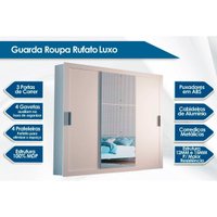 Cama Sofá Funny II c/ Auxiliar + 2 Colchões Orthocrin + Guarda Roupa Veneza Branco