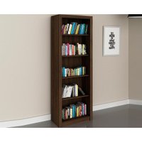 Estante Livreiro Casal ME4104 c/ 4 Prateleiras Rústico - Tecno Mobili