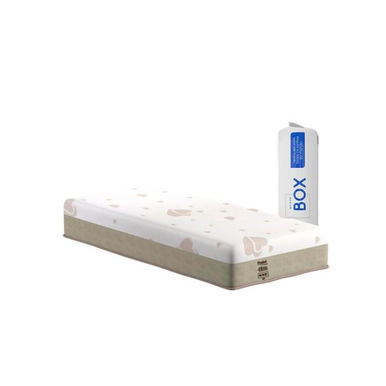 Colchão Solteiro Enrolado a Vácuo  de Espuma Ultra Gel Night and Day Clean BP Bed In Bag (88x188x25) - Probel