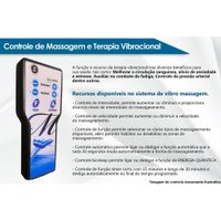 Poltrona Reclinável p/ Sala MH 1216 Two Way c/ Massagem Courano Bege - Herval