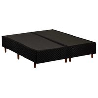 Cama Box Base King Universal Rústico Black (193x203x25) - Polar