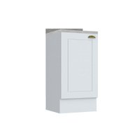 Módulo Cozinha Henn Americana Balcão  1 Porta c/Tampo Branco