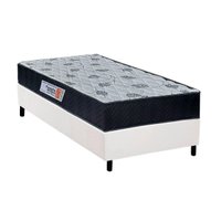 Cama Box Solteiro: Colchão Ortopédico Orthoflex Foggia Sogni Unic Face + Base CRC Courano White(88x188)