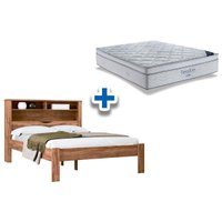 Colchão Casal Freedom Ortobom + Cama Invicta Atacama