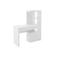 Mesa Escrivaninha Juvenil ME4143 c/ 2 Portas e 1 Gaveta Branco - Tecno Mobili