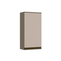 Armário de Cozinha Modulado Connect 1 Porta 40cm Duna/Cristal - Henn