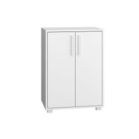 Balcão Multiuso Cozinha Low BMU28 c/ 2 Portas Branco - BRV
