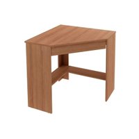 Mesa Canto p/Escritório ME4169 c/ 1 Gaveta Amêndoa - Tecno Mobili