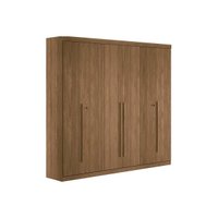 Guarda Roupa 6 Portas e 4 Gavetas Buriti Jatoba/Grafitte - Santos Andirá