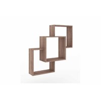 Cubos Decorativo Quarto Bebê Nicho AM 3080 Rustico - Movelbento