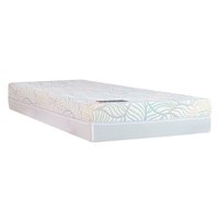Colchão Solteiro Enrolado a Vácuo  Espuma D33 Visco Gel Vitagel Space Double Face Bed in Box (88x188x24) - Castor