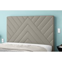 Painel de Cama Box Estofada King Sky Plus Camurca - Simbal