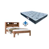 Colchão Casal D45 Cecina + Cama Invicta Atacama