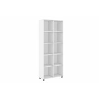 Estante de Escritório ESM225 c/ 10 Nichos Branco - Movelbento