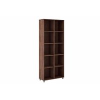 Estante de Escritório ESM225 c/ 10 Nichos Rustico - Movelbento