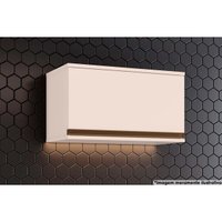 Armário Aéreo Cozinha Modulado Connect 60cm c/ 1 Porta Basculante Off White - Henn