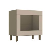 Balcão de Cozinha Modulado Connect p/ Forno Embutir 80cm Duna/Cristal - Henn