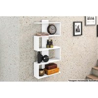 Prateleira Quarto Solteiro AM 3087 Branco - Movelbento