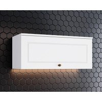 Armário Aéreo Cozinha Modulado  Americana c/ 1 Porta Basculante Branco - Henn