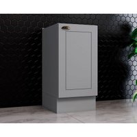 Módulo Cozinha Henn Americana Balcão 1 Porta s/ Tampo 40cm Cinza