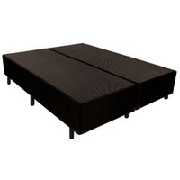 Cama Box Base Queen Universal Tecido Black (158x198x24) - Luckspuma