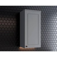 Armário Aéreo p/ Cozinha Americana 1 Porta 40cm Cinza - Henn