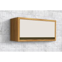 Armário Aéreo Cozinha Modulado Tempranillo 1 Porta Basculante 80cm Amendoa/Off White - Ronipa