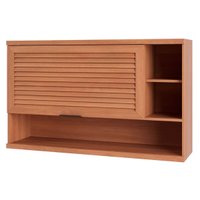 Armário de Cozinha Modulado Macadâmia 1 Porta Ripada 120cm Freijo - Telasul