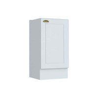 Balcão de Cozinha Modulado  Americana c/ 1 Porta s/ Tampo Branco - Henn