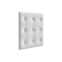 Multiuso de Quarto Bebê Kit Capitonê Courano p/ Berço Retrô Branco - Peroba