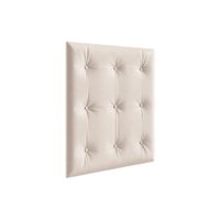 Multiuso de Quarto Bebê Kit Capitonê Courano p/ Berço Retrô Bege - Peroba
