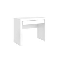 Mesa Notebook Escritório MSM421 c/ 1 Gaveta Branco - Movelbento