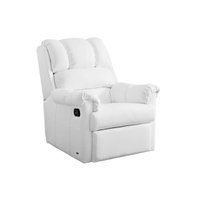 Poltrona do Papai Reclinável Vermont Classic Zero Wall Giro e Balanço Courano Branco - Probel